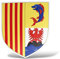 erreinge Aufkleber Provence Alpes Cote d'Azur Frankreich Shaped Adhesive PVC für Abziehbild Tapete Auto Moto Helm Camper Laptop - 10 cm