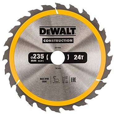 DeWalt DT1954-QZ - Hoja para construcción 235x30mm 24T