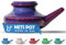 Baraka Handcrafted Ceramic Neti Pot - Sinus Tool for Home - Nose & Nasal Cleaner - Dishwasher Safe - Durable Neti Pot- Food Grade Ceramic Glazes - Lightweight - Made in USA - 10oz (Purple)