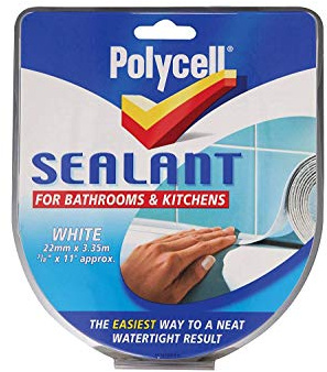 Polycell SSBKWH22 22mm Bathroom/Kitchen Sealant Strip - White (3)