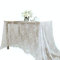Yizunnu Weiße Spitzentischdecke, Hochzeit, Party, Bankett, Tischtuch, rechteckig, 150 x 300 cm