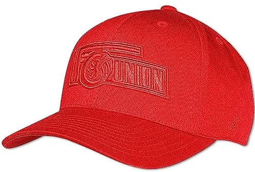 1. FC UNION Berlin Cap - Union Basecap mit 3D Vereinslogo - Unisex - Snapback Mütze größenverstellbar in Union rot