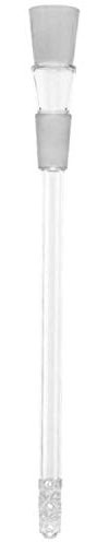Boost Bong-Zubehör: Adapter-Shillum, Diffusor-Chillum | 120 mm, 2 x NS 14 (14,5 mm) | Glas | von bong-discount