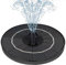 Mademax Upgraded Solar Fountain with 4 Easy Install Nozzle and Fixer, Solar Powered Fountain Pump for Bird Bath, Garden, Pond, Pool, Fish Tank, Outdoor