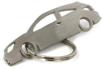 Streetculture CarShape Schlüsselanhänger aus Edelstahl Astra H 3 Tür Car Shape