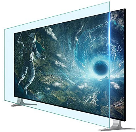 WSHA 32-50 inch Anti-Blue Light TV Filter Anti-UV/Anti-Scratch Anti-Reflective Screen Protector Panel, Fits LCD, LED, 4K OLED & QLED HDTV Displays,50inch(1120x650mm)