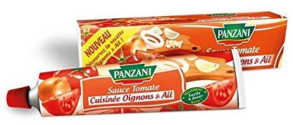 PANZANI - Sauce Tomates Cuisinées Oignons Et Ail 180G - Lot De 2