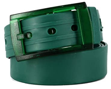 Cravate Avenue Signature Skimp. Ceinture Souple. Originale - Vert Bouteille, Uni - Produit Original - Designé En France