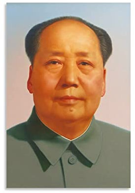 YYKG Great Leader of China Mao Zedong Poster Leinwand Kunst Poster und Wandkunst Bild Druck Moderne Familie Schlafzimmer Dekor Poster 30 x 45 cm