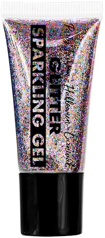 WIDMANN MILANO PARTY FASHION W Glitzergel in Tube für Gesicht und Körper, für Karneval, Fasching, Halloween, Festival, Mottopartys, 25 ml