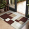 Hafaa Rugs Living Room Indoor Bedroom Rug Geometric Pattern Carpet Premium Quality Printed Area Rugs Soft Touch Easy Care Small Floor Rug (40x60cm, Viva)