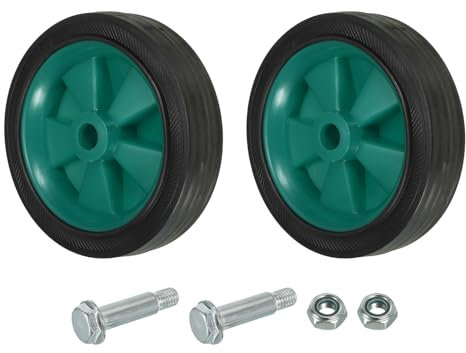 PATIKIL 5 Luftkompressor-Räder, 2 Stück Universal-Luftkompressor-Rad-Ersatzteile mit 0,5 Durchmesser Loch für einfache Mobilität, Blau