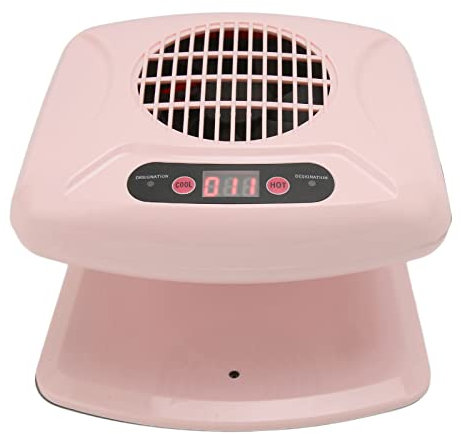 NSXAYIWE Luft-Nageltrockner, Infrarot-Sensor, Automatische Induktion, Kalte Heißluft, Hochleistungs-Nagellacktrockner, Trocknungsventilator, 300 W(eu plug)