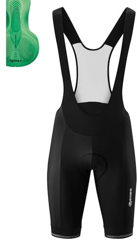 Gonso Herren Sitivo Bib M Radhose, Black/Bright Green, L EU