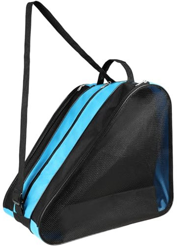 QKURT Borsa per Pattini a Rotelle per Bambini, Borsa da Pattinaggio con Tracolla Regolabile, Borsa Porta Pattini Ghiaccio, Borsa per Pattini in Linea, Borsa da Trasporto per Pattini per Donne Uomini