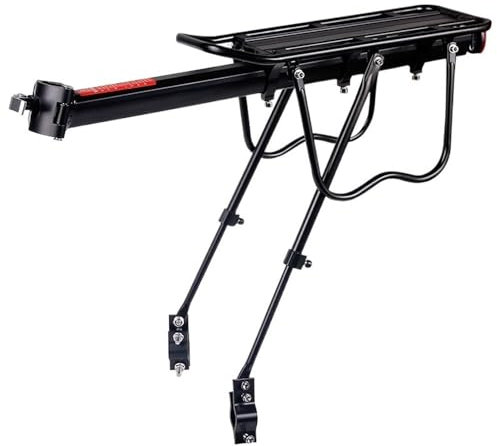 MAYANGYANG Bike Panniers Rear Rack 20-29 Inch Bicycle Carrier Bike Luggage Cargo Rear Rack Aluminum Alloy Shelf Saddle Bags Holder Stand Support With Mount Tools Bike Pannier Rack(Screw Mount)