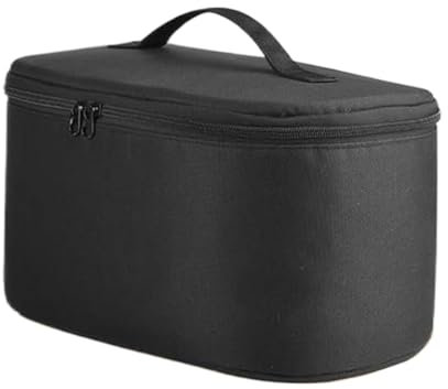 Wax Machine Bag, Waxing Tool Storage Organizer with Detachable Divider and Handle, Travel Organizer Bag for Waxing Kit Storage - 12x8x6in