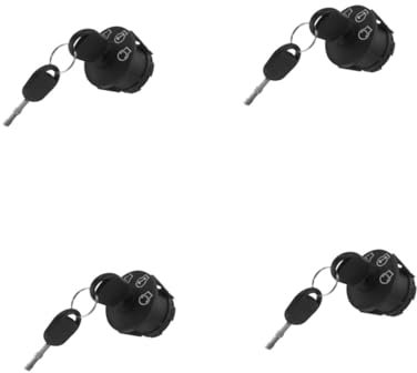 Kisangel 4 Stück Rasenmäher Zündschalter Rasenmäher Rasen Zündschalter Schlüsselschalter Zündschalter Und Schlüssel Rasenmäher Auswurfschacht Rasenmäher Zubehör Rasenmäher Kabel