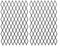 HpLive 2 griglie per camino, parascintille, 19 x 30 cm, in metallo, per camini, camini, bracieri, supporto per glutine resistente al calore