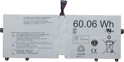 Batterie compatible pour ordinateur portable LG gram 13Z970 14Z970 15ZD970 15ZD975 LBR1223