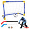 Hover Hockeybälle – 2-in-1 Hockey Hockey Ball Pump Soccer Set | Indoor-Ziel-Set für Kinder, Indoor-Sport-Set