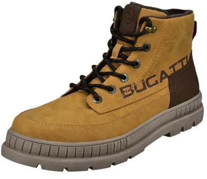 bugatti Herren Schnürstiefel, Männer Stiefel Kaltfutter