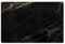 KitchenYeah© Platzsets Abwaschbar 6-Teilig 45x30 cm Tischsets Platzdeckchen rutschfeste Platzset Unterlage Tisch Set Esstisch Modern Placemats Marmoroptik - Luxus - Schwarz - Gold