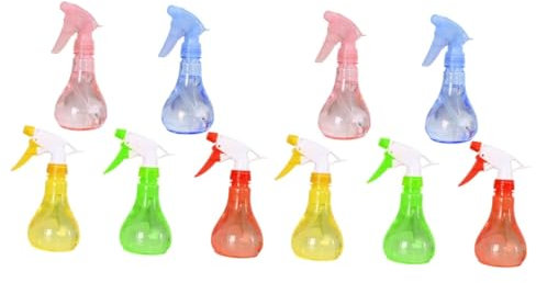 POPETPOP 10stücke Handdruck Sprühflasche Aus Kunststoff Wassertröpfchenform Für Pflanzenbewässerung Haushaltsreinigung Und Frisurenpflege Farben Zufällig Leicht Und Tragbar