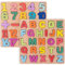 SWEETBIUTI Wooden Jigsaw Puzzles, 2Pcs Alphabet Number Shape Toddler Puzzles, Educational Preschool Learning Activities Toys for Boys Girls Ages 2 3 4 5 Years Old
