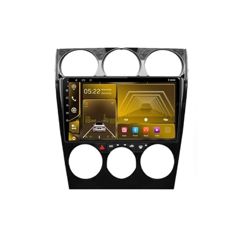 Android 13 navegación del Coche para Mazda 6 2004-2014 con CarPlay Android Auto 9 Pantalla Táctil Radio Coche con WiFi/4G/GPS/RDS/DSP/USB Reproductor Multimedia(8G+256G)