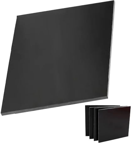 Panneau en résine époxy, plaque en fibre de verre époxy G10 FR4 noire - Plusieurs tailles et épaisseurs disponibles(100MM x 100MMx0.3mm)