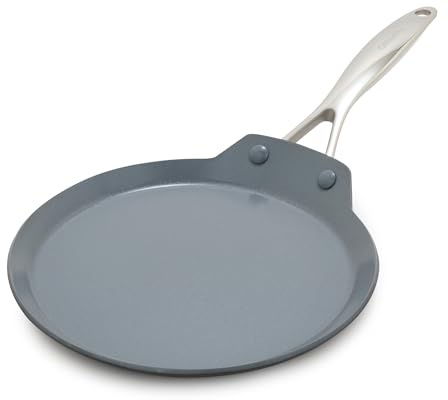 GreenPan Valencia Pro 9.5 Ceramic Nonstick Crepe Pan, Hard Anodized