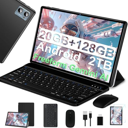 SUAAT Tablet Android WiFi 6, grande memoria, apprendimento e intrattenimento