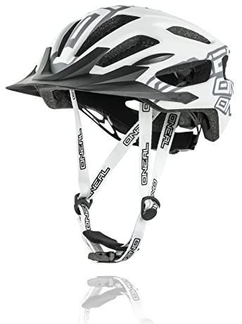 O'NEAL | Mountainbike-Helm | Enduro All-Mountain | Effizientes Ventilationssystem, Größenverstellsystem| Helmet Q RL | Erwachsene | Weiß| Größe XS/M