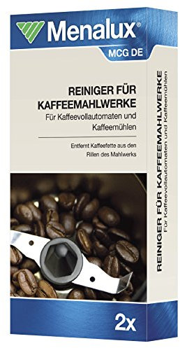 Menalux MCG DE Mahlwerkreiniger, 2 Reinigungen für Kaffeevollautomaten und Kaffeemühlen