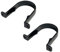 FLOPLAST Black 68mm Round Gutter Pipe Clip - Bag of 2