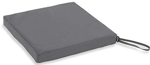 H.O.C.K. Miami Outdoor Poolkissen für den Außenbereich wasserabweisend/lichtecht (6-7) (40x40x5cm, Grau)