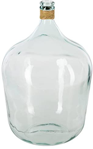 Atmosphera - Vase Dame Jeanne - Verre - Transparent - H56 cm
