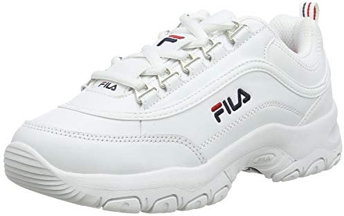 FILA Unisex-Kinder Strada kids Sneaker, White, 32 EU