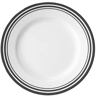 Fink Moments 2020 125088 Assiette de présentation en porcelaine Gris Ø 30 cm