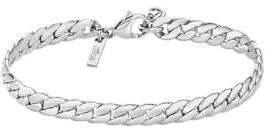 LOTUS STYLE Pulsera Hombre Acero Inoxidable 316L Brazalete de Diseño Sofisticado, Confortable y Resistente al Agua - Pulseras Hombre - Plateada 210.00 mm LS2210-2/1 - Ideal para Regalo