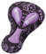 WOSAWE Radhose Kissen Herren Damen MTB Basis 4D Gel Pad Atmungsaktiv Stoßfest Fahrrad Unterwäsche Pads (BT315 Violett)