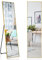 COSTWAY 160 x 40 cm Ganzkörperspiegel, 2 in 1 Standspiegel und Wandspiegel, Ankleidespiegel, Garderobenspiegel für Schlafzimmer, Wohnzimmer und Eingangsbereich (Gold)
