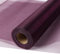 30m x 30cm Stoff Tischläufer Tüllrolle Organza Transparente Rolle Organza Durchsichtiger Stoff Elegant Dekotuch für Hochzeit Stuhl Tischdekoration DIY Handwerk (Pflaume)