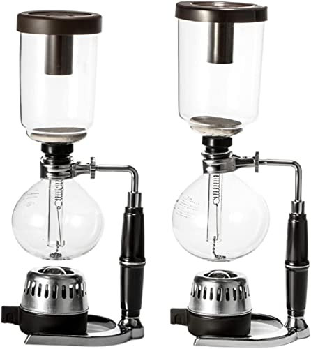 REJOON Perkolator Kaffeekanne Siphon Kaffeemaschine Küche Café Siphonkanne Vakuum Kaffeemaschine Kaffeekanne