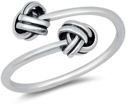 Joyara Sterling Silber 925 nodes Ring