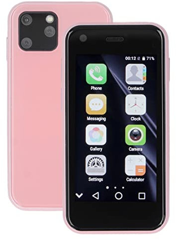 XS13 Mini Smartphone 3G, Téléphone Portable déverrouillé à écran Tactile de 2,5 Pouces, 1 Go de 8 Go de ROM, Caméra HD 2MP 5MP, Android 6.0, Smartphone Mignon Dual Sim