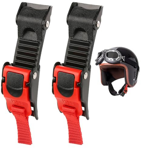 2 pcs Fibbia per Casco da Motociclista, Fibbie a Clip per Casco - Massima Sicurezza e Semplicità in Moto e Bicicletta