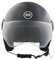 BHR Casco Demi-Jet 835 SPECIAL - Casco Scooter Omologato ECE 22.06 con Visiera a Occhiale Antigraffio - Sgancio Micrometrico e Guanciali Removibili - Nero Metallizzato M