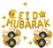 Eid Mubarak Dekorations Luftballons Eid Mubarak Ballons Banner Eid Mond Sterne Folienballons Eid Muslim Latexballons Ramadan Ballons für Eid Mubarak Ramadan Feier